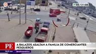 Un herido dejó asalto a familia de comerciantes pesqueros en Villa el Salvador