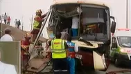 Pasajeros de Perú Bus heridos en accidente saldrán de alta en menos de 24 horas