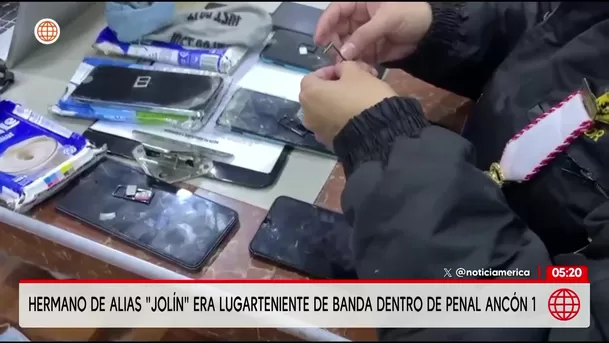 Hermano de alias Jolín era lugarteniente de banda dentro de penal Ancón I. Foto: Unidad de investigación