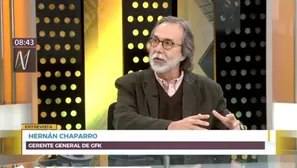 Chaparro estuvo esta mañana en entrevista con Mario Ghibellini en De 6 a 9. Foto: Canal N.