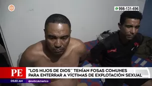 Operativo contra banda Los Hijos de Dios. Foto y video: América Noticias