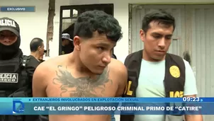 Así fue la captura de alias Gringo, vinculado a Los Injertos Hijos de Dios - Foto y video: América Noticias