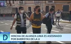 Hincha de Alianza Lima fue asesinado por barrista de la U - Noticias de barras-bravas
