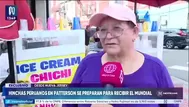 Patterson vive la fiebre del Mundial con sabor peruano