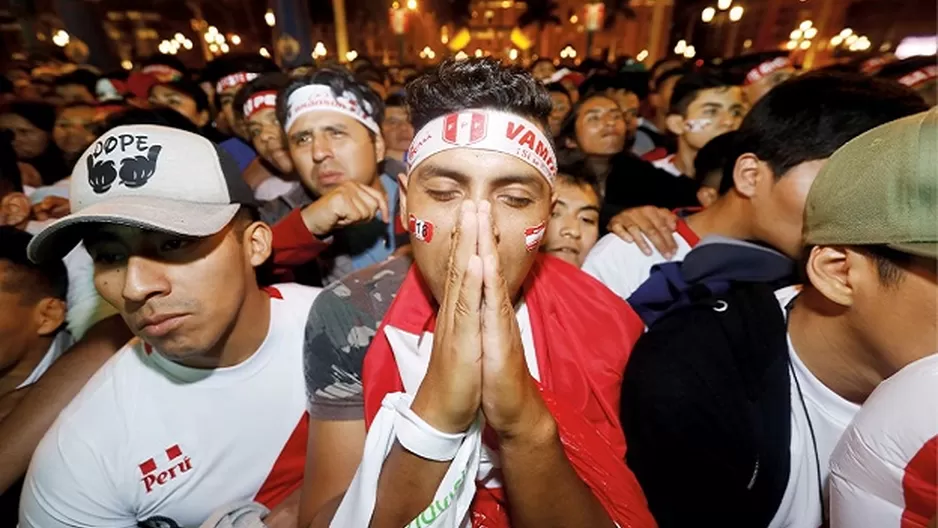 Hinchas peruanos. Foto: Andina