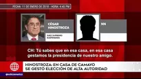 El juez supremo César Hinostroza 