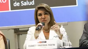 Elizabeth Hinostroza, ministra de la Salud / Foto: archivo El Comercio