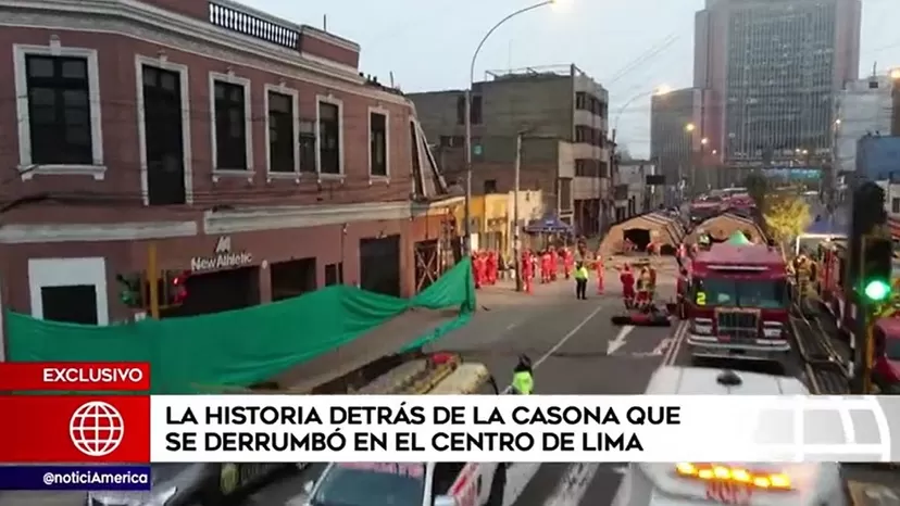 La historia detrás de la casona que se derrumbó en la Av. Abancay en el Centro de Lima