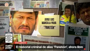 Alias "Panetón", sentenciado por secuestro, asalto y homicidio, salió libre tras solo 26 años de cárcel gracias a beneficios penitenciarios. Video: Cuarto Poder