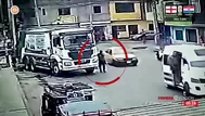 Hombe murió tras ser arrollado por un camión de basura