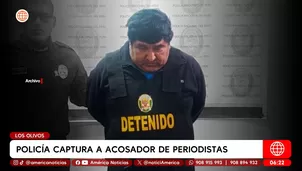 Policía captura a acosador de periodistas en Los Olivos. Foto y video: América Noticias