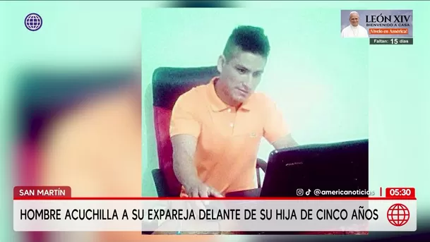 Hombre acuchilla a su expareja en presencia de su hija en San Martín. Foto: América Noticias Hombre acuchilla a su expareja en presencia de su hija en San Martín. Foto: América Noticias