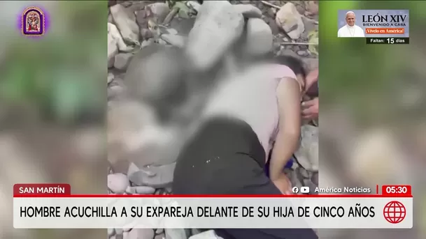 Hombre acuchilla a su expareja en presencia de su hija en San Martín. Foto: América Noticias Hombre acuchilla a su expareja en presencia de su hija en San Martín. Foto: América Noticias