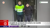 Hombre es acusado de matar a su madre y hermana en Juliaca. Foto y video: América Noticias