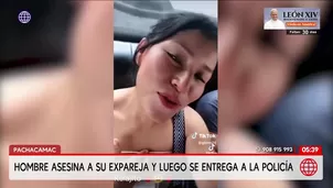 Hombre asesina a su expareja en Pachacámac y se entrega a la Policía. Foto y video: América Noticias