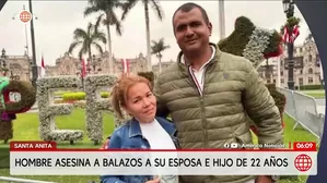 Hombre asesina a su esposa e hijo a balazos en Santa Anita. Foto y video: América Noticias