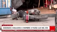 Hombre asesinado a balazos frente a taller en Villa El Salvador