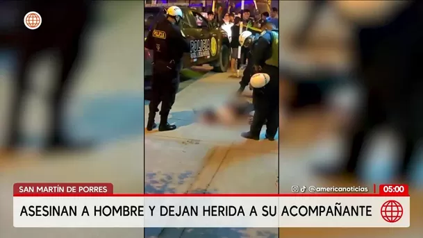 Hombre es asesinado a balazos en San Martín de Porres. Foto: América Noticias