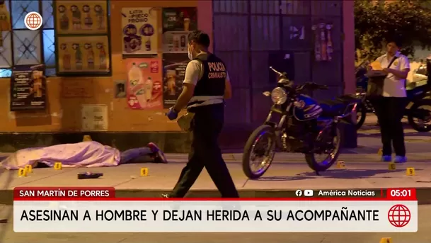 Hombre es asesinado a balazos en San Martín de Porres. Foto: América Noticias