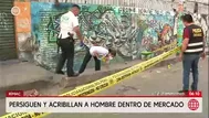 Hombre es asesinado dentro de mercado en el Rímac