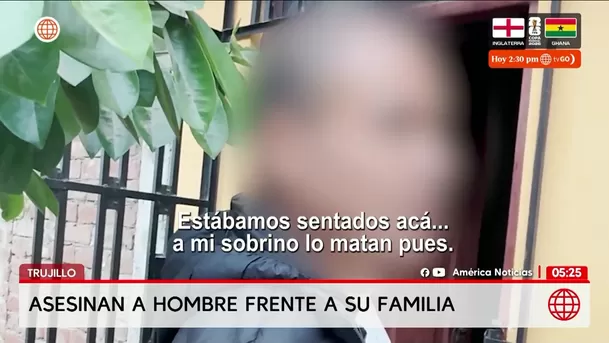 Hombre es asesinado frente a su familia en Trujillo. Foto: América Noticias Hombre es asesinado frente a su familia en Trujillo. Foto: América Noticias