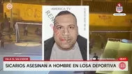 Hombre es asesinado en losa deportiva de Villa El Salvador