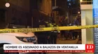 Hombre es asesinado tras persecución a balazos en Ventanilla