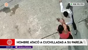 Hombre atacó a cuchilladas a su pareja en San Martín de Porres. Foto y video: América Noticias