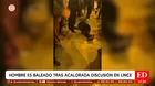 Hombre es baleado tras discusión en plena calle en Lince