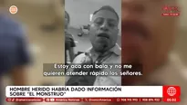 Hombre baleado habría dado información sobre alias El Monstruo. Foto y video: América Noticias