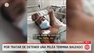 Hombre es baleado tras intentar evitar una pelea en Comas