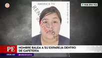 Hombre baleó a su expareja en una cafetería de Ate. Foto y video: América Noticias