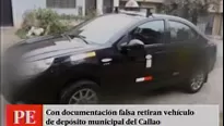 Auto desaparecido de depósito. América Noticias