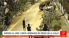 Hombre disparó al aire y grito amenazas en plena calle de SMP
