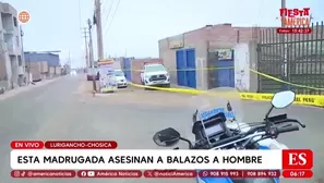 El crimen en Lurigancho-Chosica ocurrió de madrugada y la víctima no portaba celular ni billetera. / Video: América Noticias