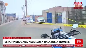 El crimen en Lurigancho-Chosica ocurrió de madrugada y la víctima no portaba celular ni billetera. / Video: América Noticias