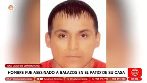 Hombre fue asesinado a balazos en el patio de su casa en San Juan de Lurigancho. Foto y video: América Noticias