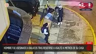 Hombre fue asesinado a balazos tras resistirse a un robo