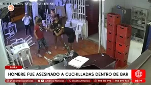 Hombre fue asesinado a cuchilladas dentro de un bar en Piura. Foto y video: América Noticias