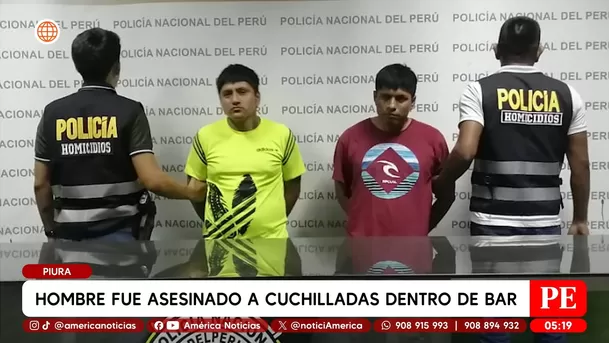 Hombre fue asesinado a cuchilladas dentro de un bar en Piura. Foto: América Noticias