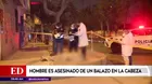 Hombre fue asesinado de un disparo en la cabeza en San Juan de Miraflores