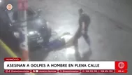 Hombre fue asesinado a golpes en plena calle de Huancayo