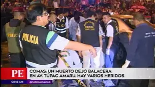 Crimen en Comas. América Noticias