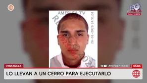 Hombre fue ejecutado en un cerro de Ventanilla. Foto y video: América Noticias