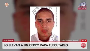 Hombre fue ejecutado en un cerro de Ventanilla. Foto y video: América Noticias