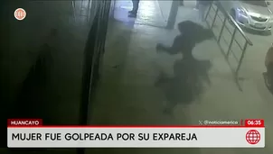 Hombre golpea a su exenamorada y a una joven en Huancayo. Foto y video: América Noticias