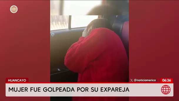 Hombre golpea a su exenamorada y a una joven en Huancayo. Foto: América Noticias Hombre golpea a su exenamorada y a una joven en Huancayo. Foto: América Noticias