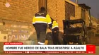 Hombre herido de bala tras resistirse a asalto en el Rímac