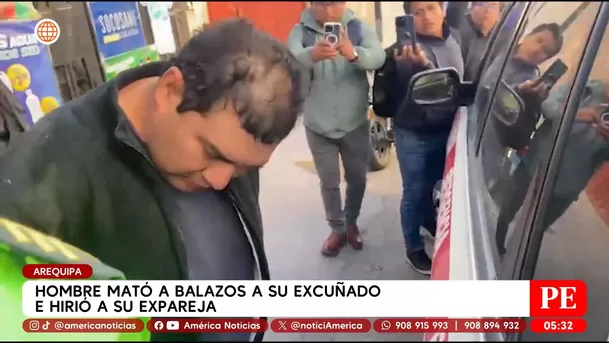 Hombre mató a su excuñado e hirió a su expareja en Arequipa. Foto: América Noticias