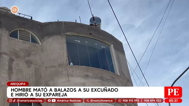 Hombre mató a su excuñado e hirió a su expareja en Arequipa. Foto: América Noticias